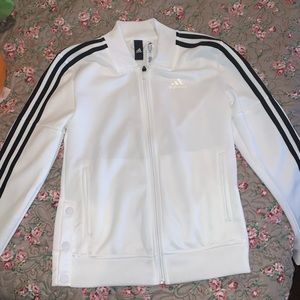 ADIDAS White Track Jacket  women’s xs